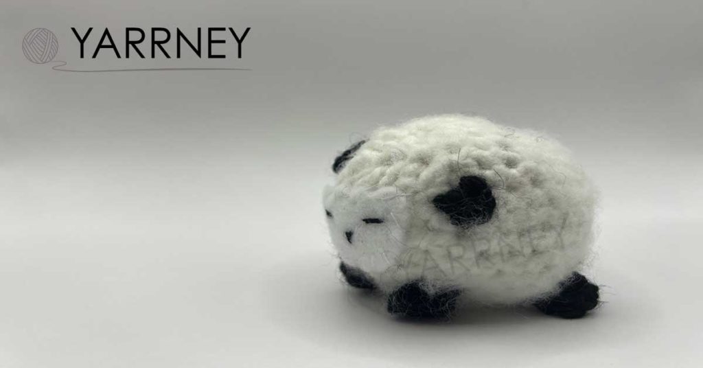 Yarrney crochet sheep plushie
