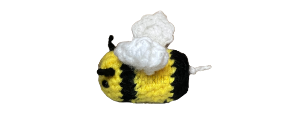 Crochet honey bee